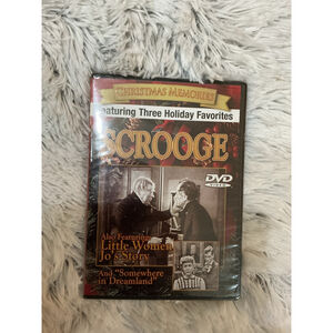Christmas Memories: Scrooge / Little Women / Dreamland – DVD (2007) Sealed
